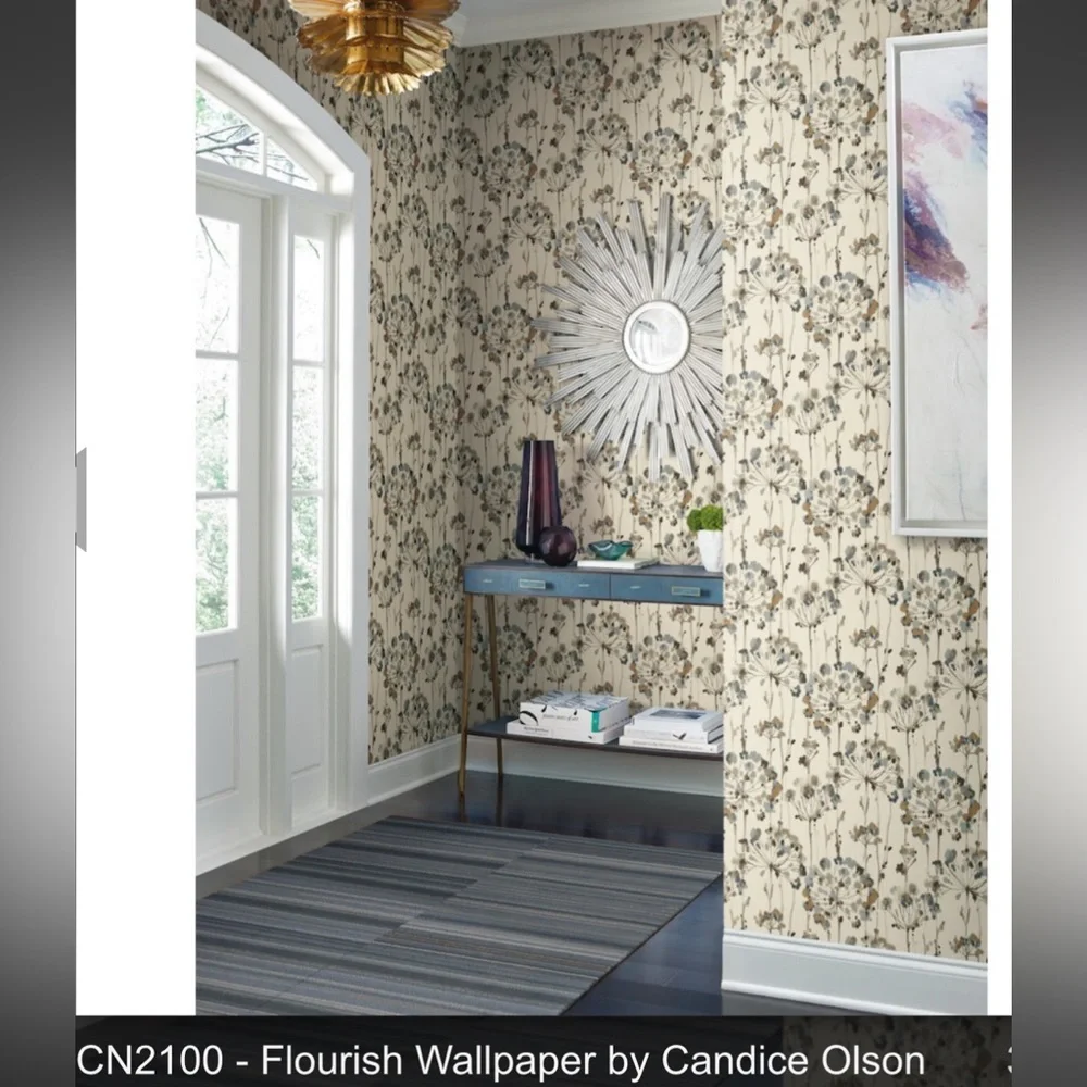 FLOURISH WALLPAPER BY CANDICE OLSON York Wallcoverings
